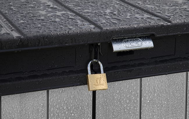 Elite-Store Opbergbox - 141x82x123.5cm - Zwart
